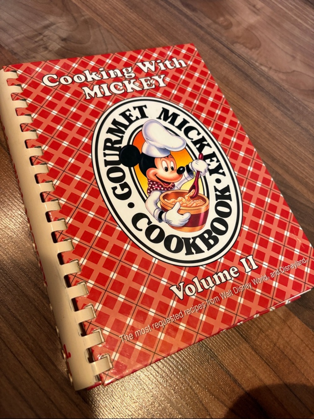 Mickey Mouse Cookbook Disneyland Walt Disney World COOKING WITH MICKEY Volume II